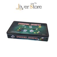Bộ Chip, Phỉnh Poker Nhựa Có Số 300/500 Chip Texas Hold'em Poker
