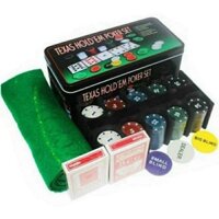 Bộ chip poker có số kèm thảm hàng nhập khẩu (phỉnh poker)