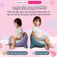 Bô cho bé đi vệ sinh Kiu Kiu Babyhop phù hợp với trẻ em 6 tháng đến 5 tuổi chống trơn trượt có chỗ dựa, 6 màu tùy chọn