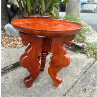 Bộ chò gỗ hương + Đĩa chưng hoa quả bàn thờ  cao cao 30,đk đĩa 30 cm