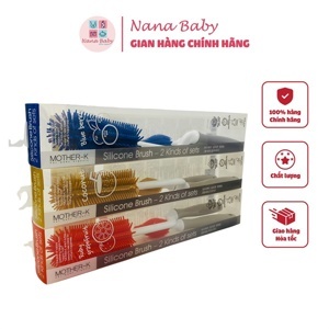 Bộ chổi cọ bình sữa silicone Mother-K