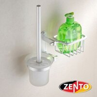 Bộ chổi cọ toilet kèm giá đựng đa năng Zento OLO 032