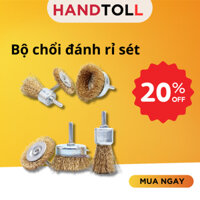 Bộ chổi đánh rỉ sét, bộ chổi đánh cước, hàng loại xịn, làm từ sợi thép kim loại cao cấp, lắp được vào máy khoan cầm tay