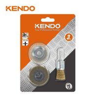 Bộ chổi đánh rỉ sét sợi thép 3 cái Kendo – 76100120