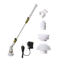 Bộ Chổi Điện Cọ Rửa Đa Năng Spin 3 Đầu - Máy Chà Tẩy Rửa Vệ Sinh Thông Minh Dùng Cho Nhà Tắm, Nhà Bếp - HÀNG CHÍNH HÃNG - Bản Cao Cấp