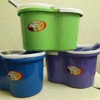 BỘ CHỔI LAU NHÀ 360 ĐỘ CÔNG NGHỆ THÁI LAN TẶNG KÈM 1 BÔNG LAU , CÓ BÁNH XE