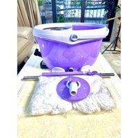 Bộ chổi lau nhà thông minh, cây lau nhà 360 độ Thái Lan Easy New Panda Mop Panda có đạp chân chắc khỏe