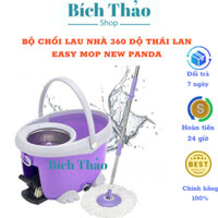 Bộ chổi lau nhà thông minh, cây lau nhà 360 độ Thái Lan Easy New Panda Mop Panda có đạp chân chắc khỏe