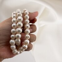 Bộ Choker Vòng Cổ và Vòng Tay MADAME HIEN PEARLS Hạt trai Tự Nhiên 9-10mm sành điệu cá tính