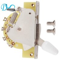Bộ chọn công tắc đòn bẩy 5 chiều Công tắc tông màu năm tốc độ Phụ kiện đàn Guitar cho các bộ phận đàn Guitar điện SQ Màu trắng
