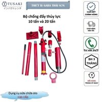 Bộ chống đẩy thủy lực 10 tấn và 20 tấn, bộ kéo nắn sắt xi xe tai nạn Tusaki tools