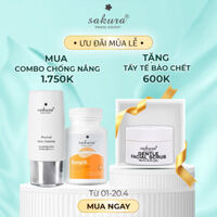 Bộ chống nắng toàn diện Sakura Sunpill và Sakura Physical Daily Defense SPF 50+ PA++++