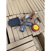Bộ Chống Trộm 5 Nút Gắn Xe Máy  có đề nổ từ xa