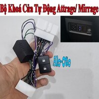 Bộ chốt cửa tự động Attrage / Mirrage Autolock cắm giắc zin . khoá cửa tự động autolock kèm công tắc khoá mở trong xe