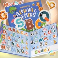 Bộ chữ cái nam châm Animal Alphabet Letters bộ học số nam châm từ tính cho bé.