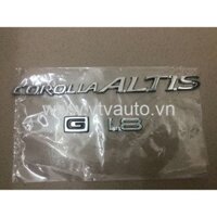 Bộ chữ Corolla Altis 1.8 G (Giá Cả Bộ) OEM