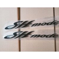 Bộ chữ nổi Sh Mode 2014 đến 2019 màu đen new