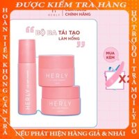 Bộ chu trình 3 bước làm hồng môi dưỡng môi mềm mịn HERLY Lip Care [HLCB5]  nghiemdi