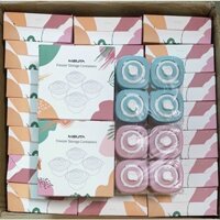bộ chứa thưc ăn có vạch đánh giấu thời gian misuta