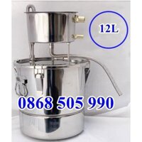 Bộ chưng cất tinh dầu, nước cất 12L