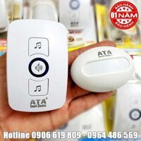 Bộ chuông báo khách báo trộm không dây ATA AT-216 (nhạc chuông báo khách hoặc còi hú báo động)(mắt quét hồng ngoại báo từ xa về chuông)(kết nối không dây 20-50m xuyên tường)(mắt quét pin, chuông cắm điện)
