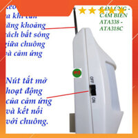 Bộ chuông báo khách báo trộm cảm ứng hồng ngoại ATA AT-338 kết hợp NÚT ẤN 913M