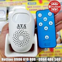 Bộ chuông báo khách báo trộm bật tắt từ xa remote ATA AT-219 (loại cảm ứng hồng ngoại)(báo nhạc chuông báo khách hoặc còi hú báo động)(dùng remote tắt mở)(dùng pin hoặc điện)