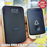 Bộ chuông cổng không dây ATA AT-919M (1 bộ gồm 1 chuông + 1 nút bấm)(nút nhấn dùng pin, chuông cắm điện)(kết nối không dây 20-30mét xuyên tường)(4 mức âm lượng, 32 kiểu chuông)(nút nhấn chống nước)(nút nhấn chống nước)