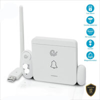 Bộ Chuông Cửa Báo Động Kit C1 Kết Nối Camera Qua Cổng USB - Chuông Chống Trộm Tích Hợp Báo Động Chuông Cửa