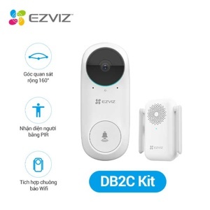 Bộ chuông cửa có hình không dây EZVIZ DB2C