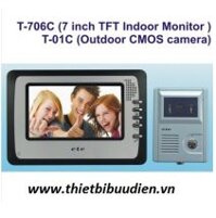 Bộ chuông cửa hình màu ETE T-706C