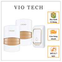 Bộ chuông cửa không dây chống nước Cacazi Katjas K06-2