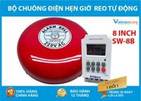 BỘ CHUÔNG ĐIỆN BÁO GIỜ 8 INCH TỰ ĐỘNG 220V SW-8B