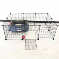 Bộ chuồng ghép chó mèo 10 tấm 70x105cm cao 35 nhiều màu đẹp mắt