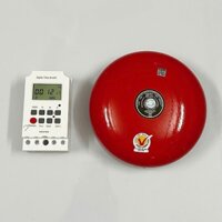 Bộ chuông hẹn giờ trường học - chuông 6 inches, hẹn giờ 28 lần reo chuông/ngày, điện áp 220AC