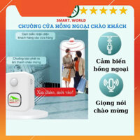 Bộ Chuông thông minh, chuông cửa chào khách, Báo Động có khách ra vào, Báo Khách Gắn Cửa, gắn trên các loại cửa tiện lợi