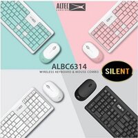 Bộ chuột + bàn phím không dây cao cấp Warship Km600 / Bộ chuột phím không dây Altec Silent êm không ồn chính hãng