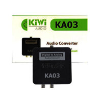 Bộ chuyển âm thanh TV 4K quang optical sang audio AV ra amply  Cáp optical Kiwi KA03 - Hàng chính hãng