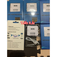 Bộ chuyển AV sang HDMI cho máy game ps1/ps2 / 4 nút 6 nút Av2hdmi chuyển từ chân hoa sen tròn vàng đỏ trắng sang hdmi