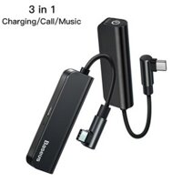 Bộ chuyển Baseus L53 Type C Audio Splitter ( Type C to Audio AUX 3.5mm + Type C Support PD18W, Quick Charge 3.0)