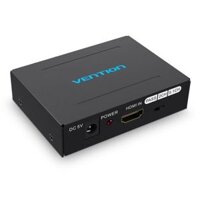 Bộ chuyển cổng âm thanh Vention HDMI to HDMI/Optical Fiber Audio/2RCA Audio Converter - AFH (Hi-Res Audio Support, chuyển HDMI sang HDMI / cổng quang Optical/ 2 cổng Bông Sen)
