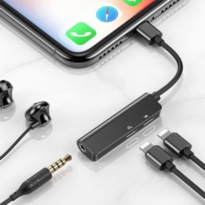 Bộ chuyển cổng Lightning sang Dual Lightning + Audio AUX 3.5mm Baseus L52