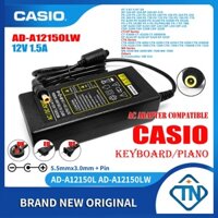 Bộ chuyển đổi AC / DC 12V 1.5A AD-A12150LW cho Casio CDP-S90 CDP-S110 BK / WE CDP-S350 CDP-S360 Bộ nguồn bàn phím đàn Piano kỹ thuật số