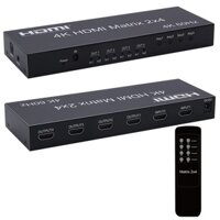 Bộ Chuyển Đổi Âm Thanh 4k @ 60hz hdmi matrix 2x4 Spidif 2 Trong 4 Ra 3d 4k hdmi Cho ps4 ps5 notebook pc