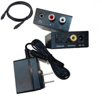 Bộ chuyển đổi Âm Thanh Cổng quang Optical sang Audio AV - R/L, Có cổng 3,5 Tặng 1 dây quang dài 1,5m