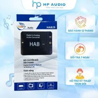 Bộ chuyển đổi âm thanh cổng quang Optical sang Audio AV-R/L, bộ chuyển đổi quang Optical sang Audio HAB29