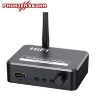 Bộ Chuyển Đổi Âm Thanh DAC HIFI Bluetooth B35S (Hỗ Trợ Cổng Optical) -  Bluetooth 5.0 Receiver Digital to Analog 3.5mm
