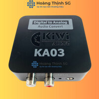 Bộ Chuyển Đổi Âm Thanh Digital KiWi KA03, chuyển đổi từ tín hiệu quang hoặc Coaxial sang Audio R/L