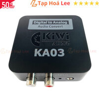 Bộ Chuyển Đổi Âm Thanh Digital KiWi KA03, chuyển đổi từ tín hiệu quang - Tạp Hóa Lee