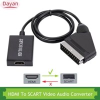 Bộ ChuyểN ĐổI Âm Thanh hd 1080p hdmi Sang scart video Cho crt tv vhs